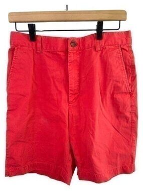 Brooks Brothers 346 Shorts Mens 32 Chino Slash Pockets 8” Inseam Preppy Casual